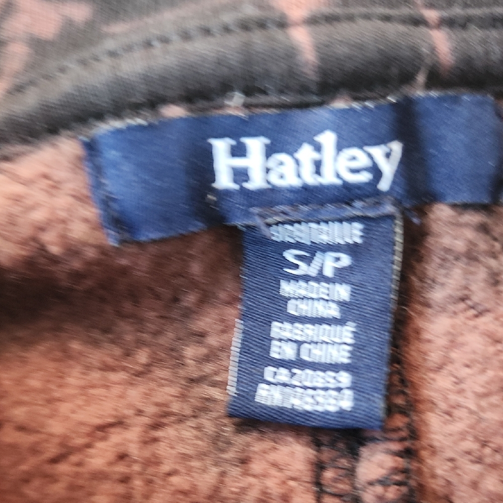 (S) Hatley Black & Brown Tie Dye Crew Neck Sweater Dress Comfy Loungewear Soft - Picture 5 of 9